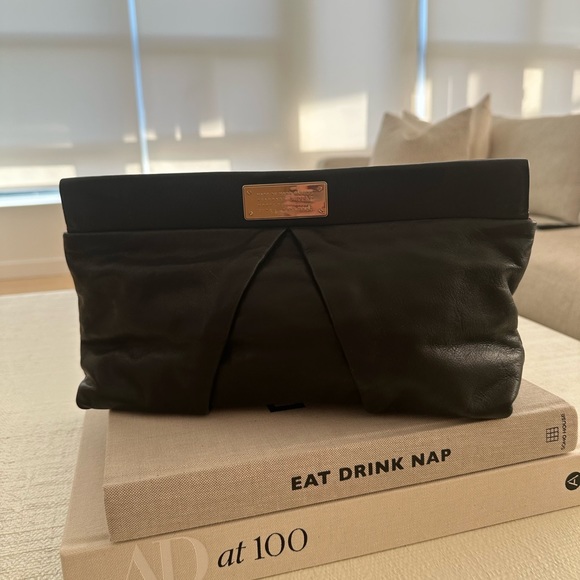 Marc Jacob’s Black Leather Clutch - Picture 3 of 4